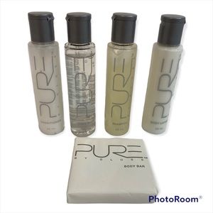 Lot (5) PURE by Gloss Travel Lemon Infusion Shampoo Conditioner Lotion W…
